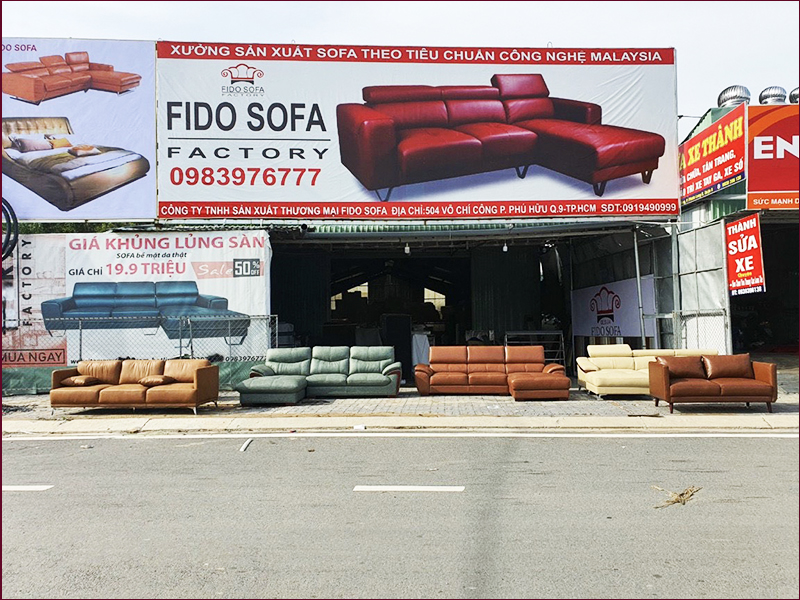 xưởng đóng sofa Fido