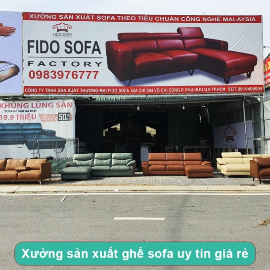 Xưởng sản xuất ghế sofa uy tín giá rẻ tại TPHCM
